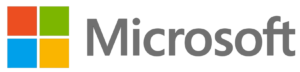 the microsoft logo on a transparent background